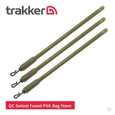 Trakker Fused PVA Bag Stems QC Swivel - Carp Chub Coarse Fishing Terminal Tackle