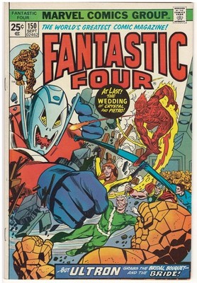 Fantastic Four #150 (VF+) 1974 Marvel Comics ''Ultron-7: He'll Rule The World!''