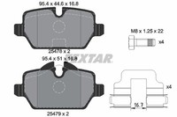 Textar Textar BremsbelÄGe Hinten 2547801 Mini Countryman (R60) Paceman (R61) COO