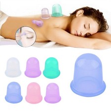 Anti Cellulite Medical Silicone Massage Vacuum Cupping Therapy Slim Facial Cup c