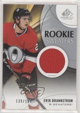 2019 Upper Deck SP Game Used Rookie Sweaters 139/199 Erik Brannstrom #RS-EB 3x1