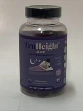 TruHeight Sleep Gummies Kids & Teen Sleep Aid for Growth & Development 60ct 7/26