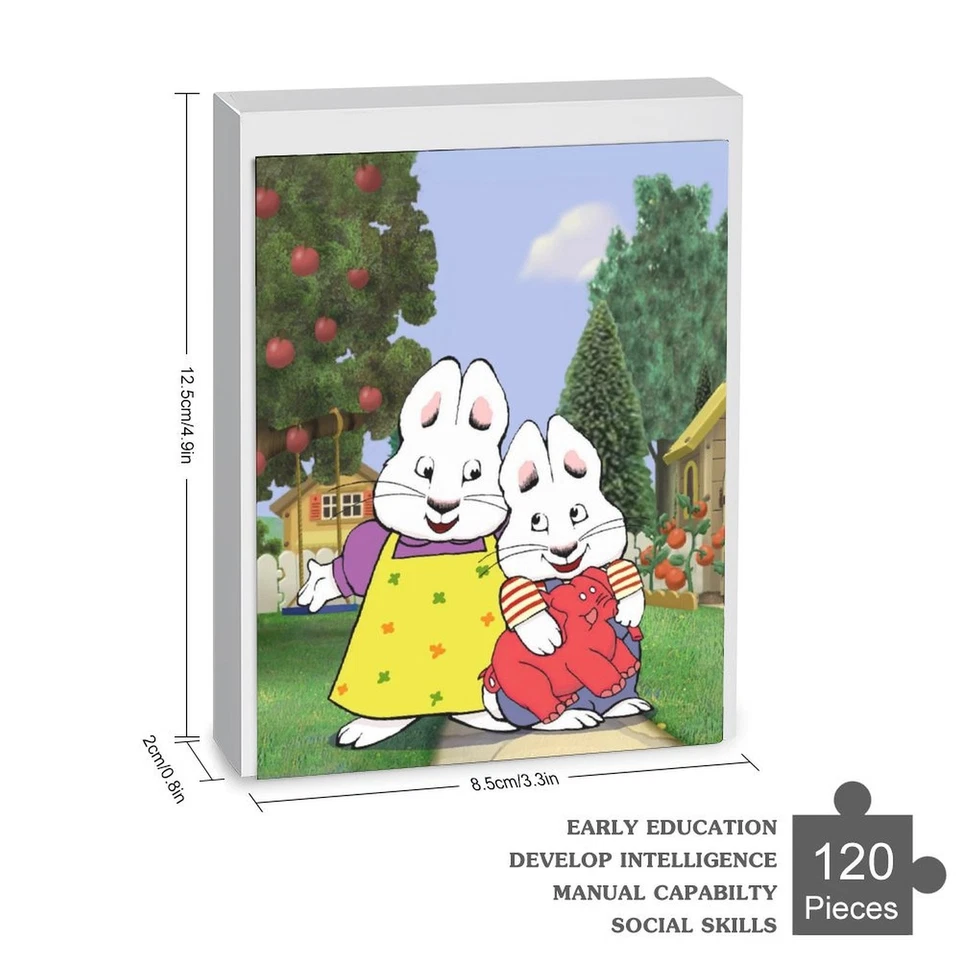 Max and Ruby Jigsaw Puzzle 120 Pieces Gift for Kids - Image 2 of 4