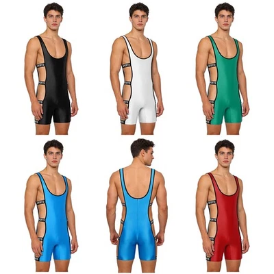 Herren Nachtwäsche Karneval Trikot Strampelhöschen Bademode Sexy Body Badeanzug - Bild 1 von 3