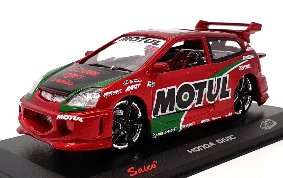 Saico 1/32 Scale 171021P - Honda Civic Type R Motul