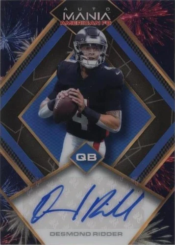 2022 Wild Card Auto Mania American Football Desmond Ridder #AMA-D31