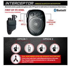 harris bluetooth speaker microphone