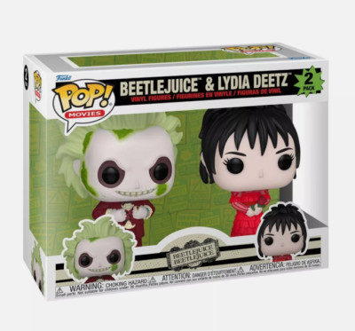 Beetlejuice 2 - Beetlejuice & Lydia Deetz 2 Pack - Funko Pop! Vinyl Filme