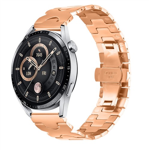 Luxus Edelstahl Uhrenarmband 22mm Schnellverschluss Smartwatch Armband Bracelet - Bild 34 von 61