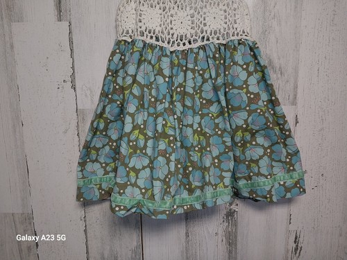 MATILDA JANE Secret Fields Crochet Top Blue Orchids Skirted Dress 6 - Picture 2 of 6