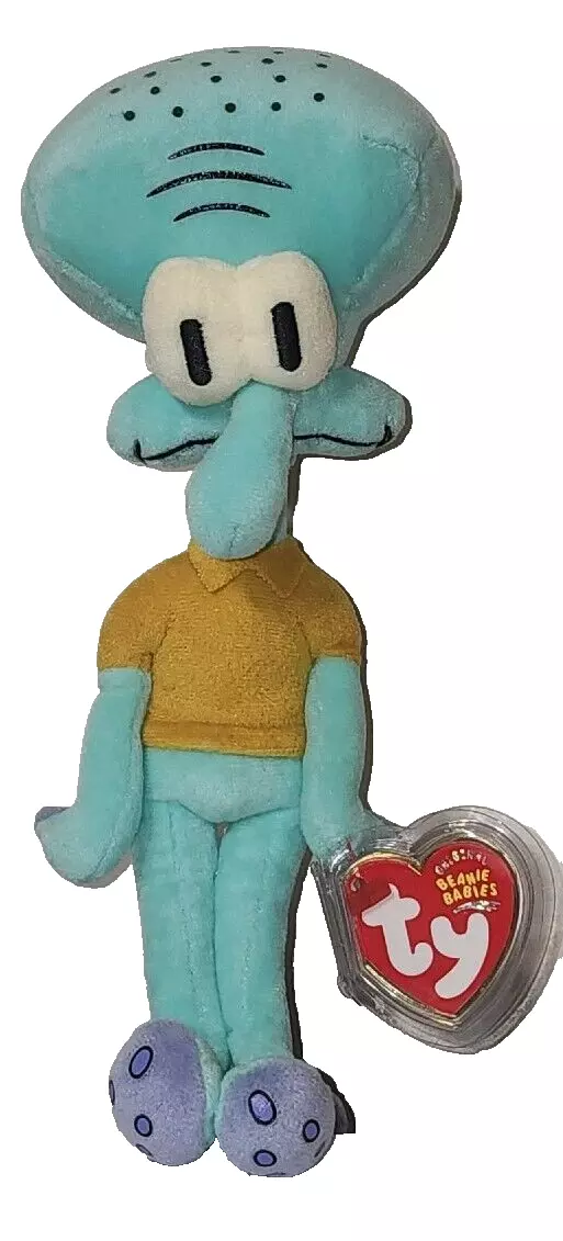 TY Beanie Baby SQUIDWARD TENTACLES Spongebob Movie 9.5 inch