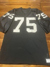 Vintage 80’s Howie Long LA RAIDERS Jersey LARGE Sand-Knit Retro Stitched