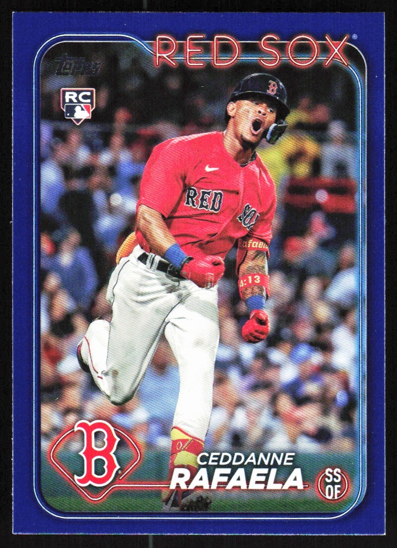 2024 Topps Series 1 Royal Blue Ceddanne Rafaela Rookie Boston Red Sox #313