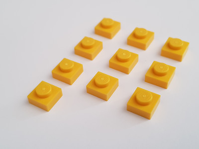 LEGO  10 x 3024 Platte 1 x 1 gelb 302424 (GB) Yellow