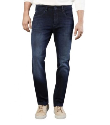 MAC ARNE PIPE FLEXX DENIM IN BLUE BLACK 3D AUTHENTIC WASH, Herrenjeans, W33/L32