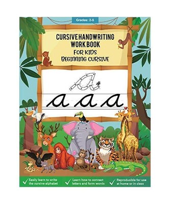 Cursive Handwriting Workbook for Kids: 3-in-1: Writing Practice Book to Master L