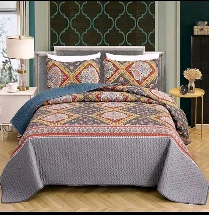 Las Mejores Ofertas En Edredones Doble De Cachemira Multicolor, Colchas Y Cobertores Ra Cunas | EBay