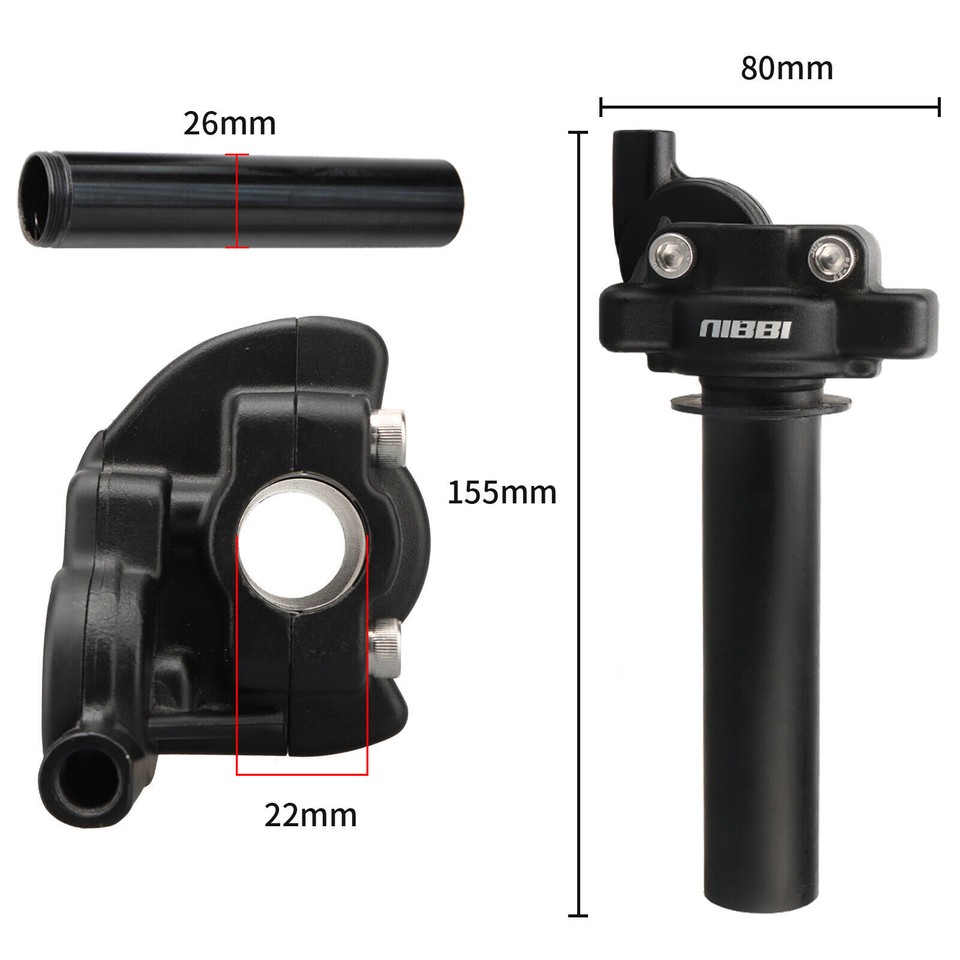 Twist Throttle Grip & Cable Kit – Fits 50cc-250cc Dirt Bikes, Quads & ATVs