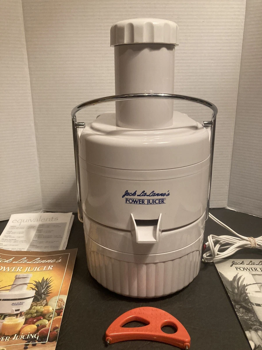 Jack lalanne top power juicer manual