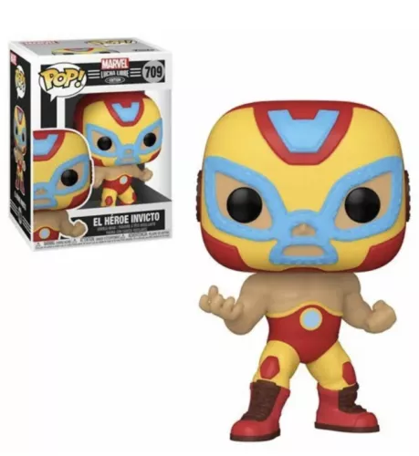 Funko Pop! Marvel Lucha Libre El Heroe Invicto Iron Man #709