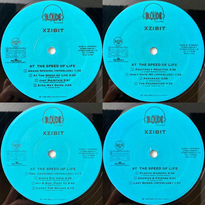 Xzibit / At The Speed Of Life 1996 US Original 2LP Edition