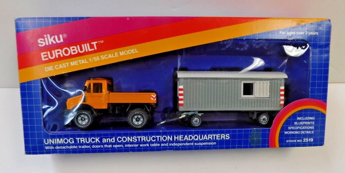 ハンドメイドn SIKU EUROBUILT #2519 UNIMOG TRUCK & CONSTRUCTION