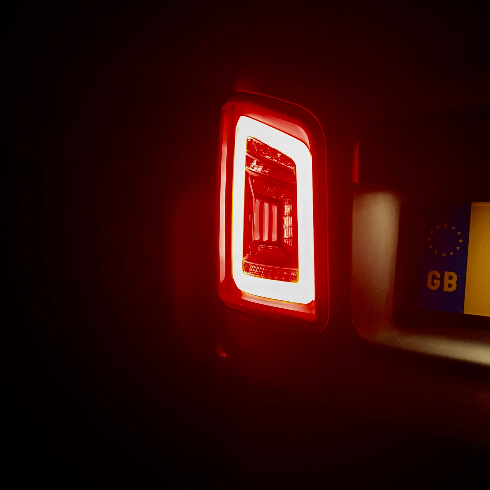 VW T5.1 Transporter MK3.1 Van Barndoor LED Rear Lights Smoked Ideal LED