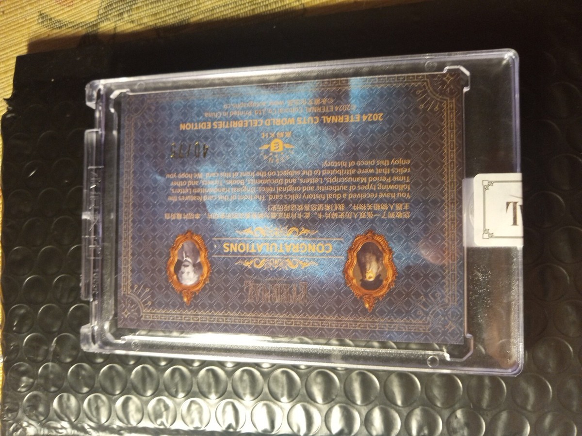 Albert Einstein Relic Eternal Cuts Leonardo Da Vinci Memorabilia