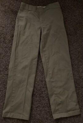 Men s Dickies Original Khaki 874 Work Pants 30 X 30 Good Condition
