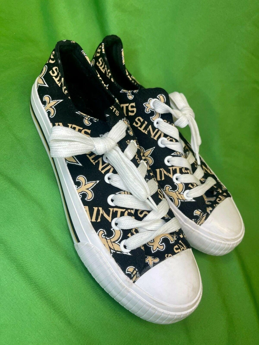 NFL New Orleans Saints FOCO Converse Style Sneakers Shoes Women s