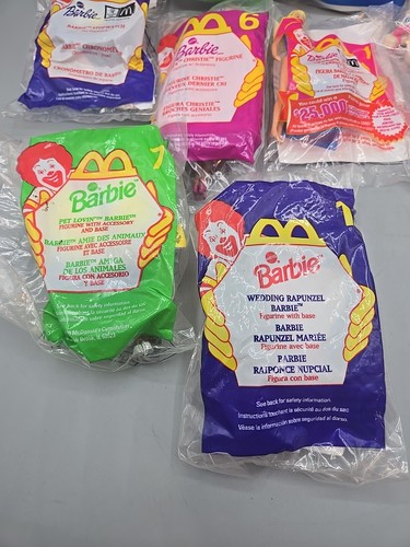 McDonald’s Barbie Solo Juguetes Happy Meal 1999 2000 Juego de 10 Una Vez en la Vida - Imagen 2 de 6