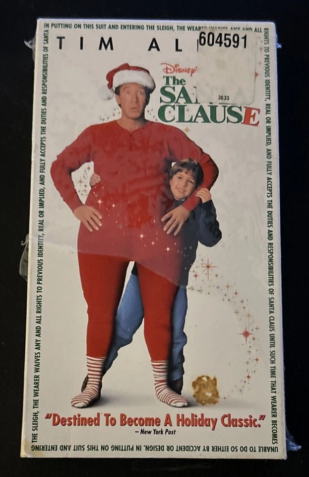 The Santa Clause VHS Tape Tim Allen Judge Reinhold Wendy Crewson Peter Boyle - Image 3 of 4
