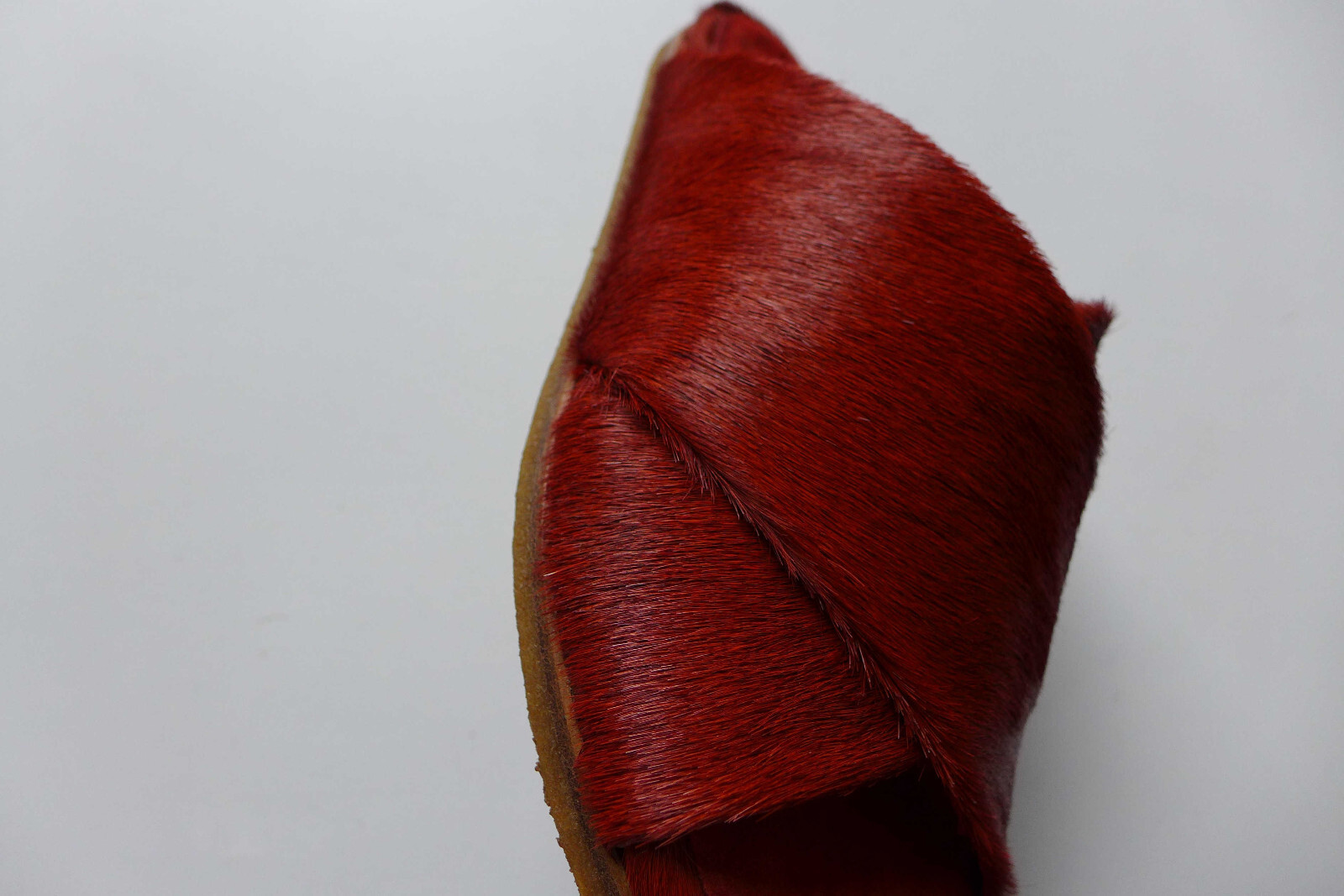 Dries Van Noten Calf Hair Slides in Burnt Orange - size 40 - BNWB, RRP £545 image 5