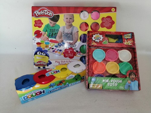 Play-Doh Bundle sets -Paint And Activity & Painting Set & 9 Mini Tubs Set +Jumbo