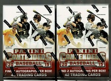 2015 CONTENDERS BASEBALL 2 SEALED BLASTER BOXES 4 AUTOS POSSIBLE JUDGE VLAD JR +