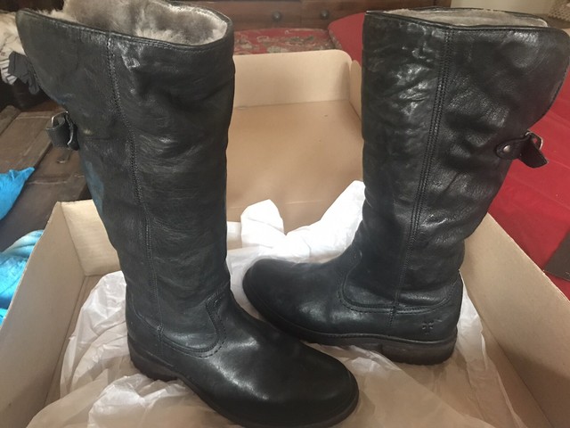 frye valerie shearling