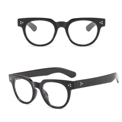 DODO Retro Vintage Designer Eyewear Glasses Glasses Frame Clear HD Lens 3 Keyhole CE