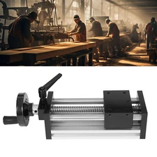 100mm Manual Linear Rail Slide Table 66LB Load Aluminum Guide for CNC&Machinery