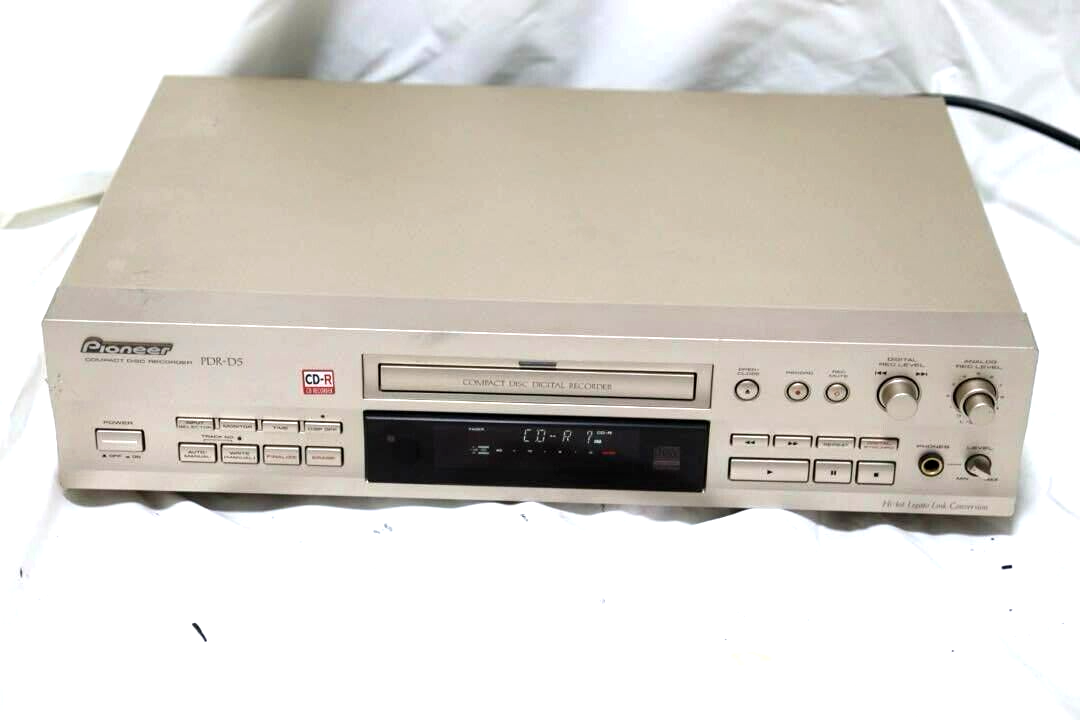 Pioneer PDR-D5 CD-R/RW Recorder Used Tested Pls read the  