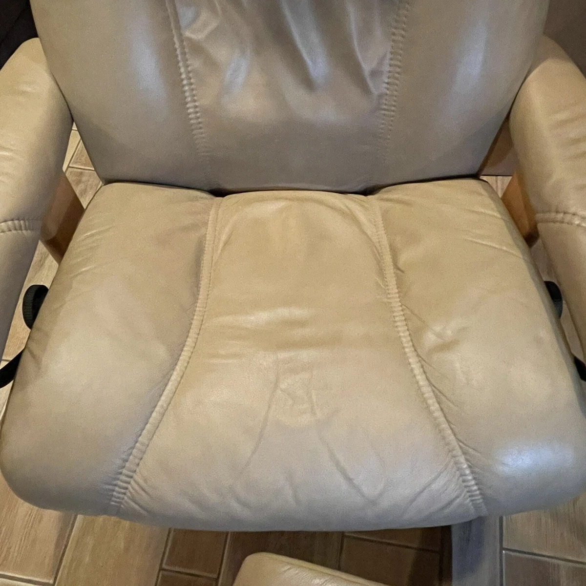 Stressless opal large leather reclining chair and ottoman paloma black 258918978 new arrivals