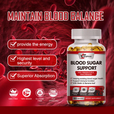 Blood Sugar Support 60 Caps, Maintain Blood Sugar Health Support Immune Function
