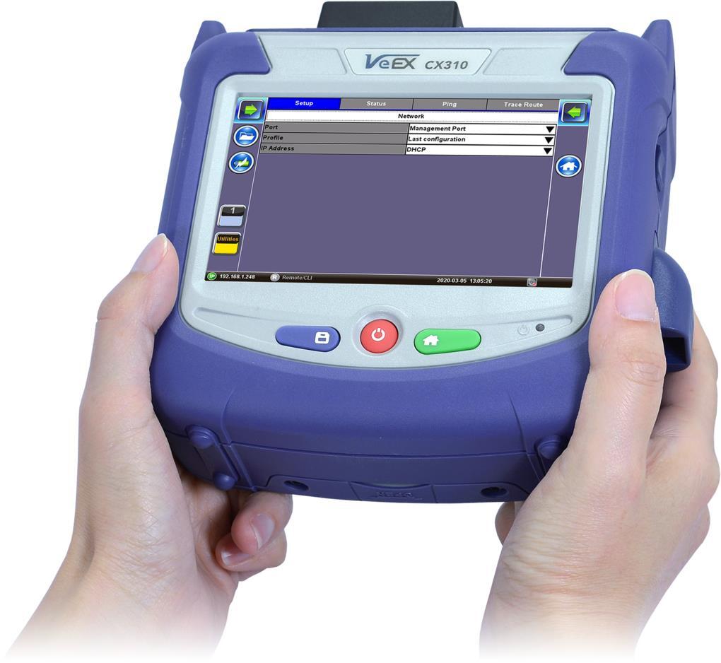 VeEX Vepal CX310-D3.1 CATV Meter DOCSIS 3.1 Installation Tool Z02