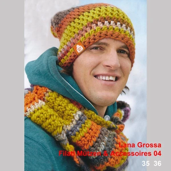 Lana Grossa Filati Gorra & Accesorios 4 Strickzeitschrift Con Manual de Punto - Imagen 2 de 2