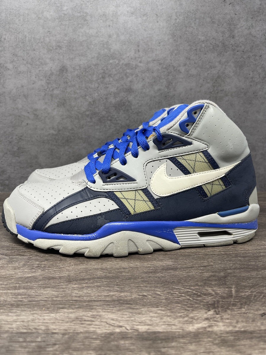☆NIKE☆Nike Sportswear Collection Nike Air Trainer SC High Bo Jackson Size 8.5 Mens Grey Blue