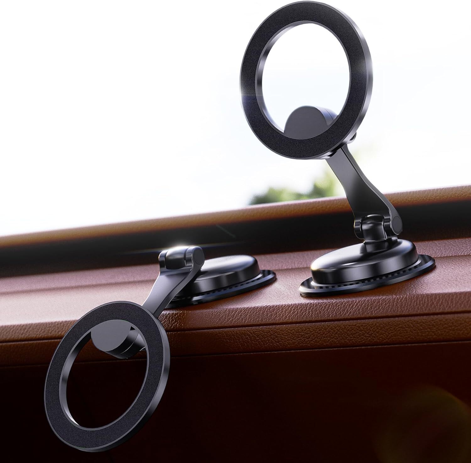 For Car Mount for iPhone 16 360 Rotation Magnetic Phone Holder for Car Mount