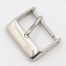 FREDERIQUE CONSTANT Genuine Buckle Men's Watch Strap Band Parts Silver 18mm #1