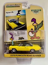 Greenlight 1970 Plymouth Road Runner “The Loved Bird” Diecast 1:64 Collectible