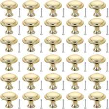 40Pcs Cabinet Knobs Gold Drawer Pull Handle Cabinet Dresser for Kitchen Bathroom