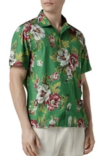 Polo Ralph Lauren Blumenmuster Lafayette Camp Shirt Loose Fit Check Hawai New XL