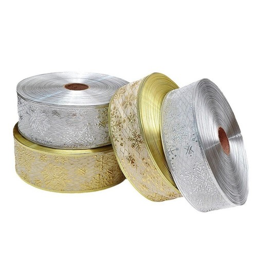 Decorative 2m Cloth Ribbon with For Festive Snowflakes for All Occasions - Picture 6 of 21
